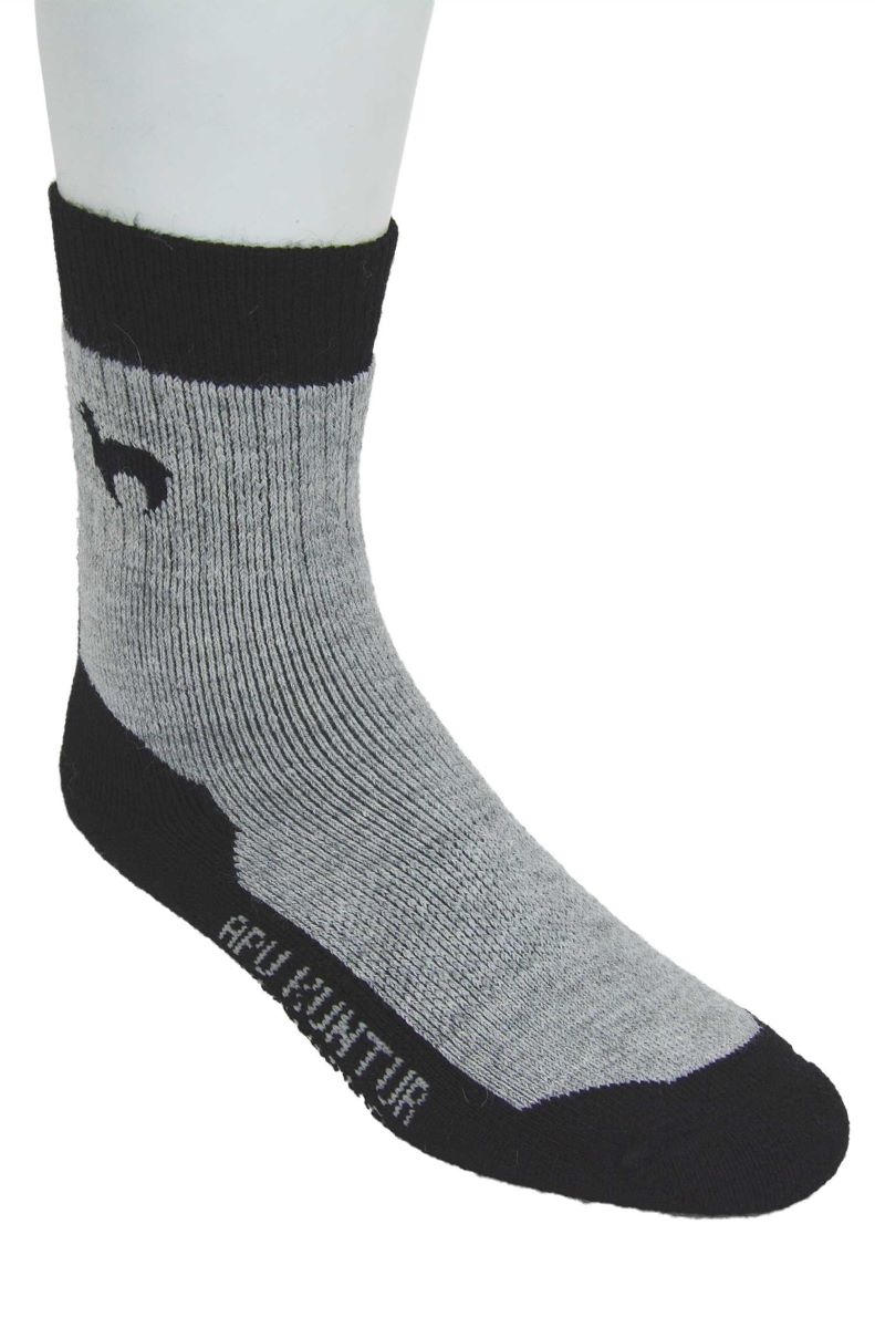 Vandringsstrumpor av alpackaull