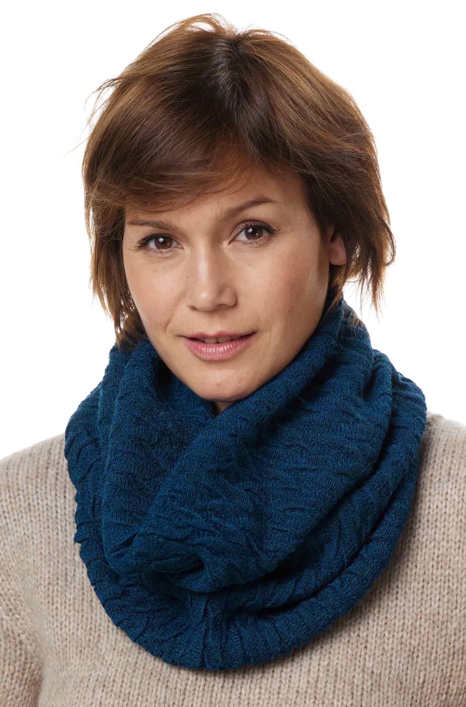 Rundhalsduk Biesen petrol